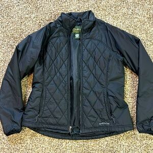 Eddie Bauer black coat - size large - never worn